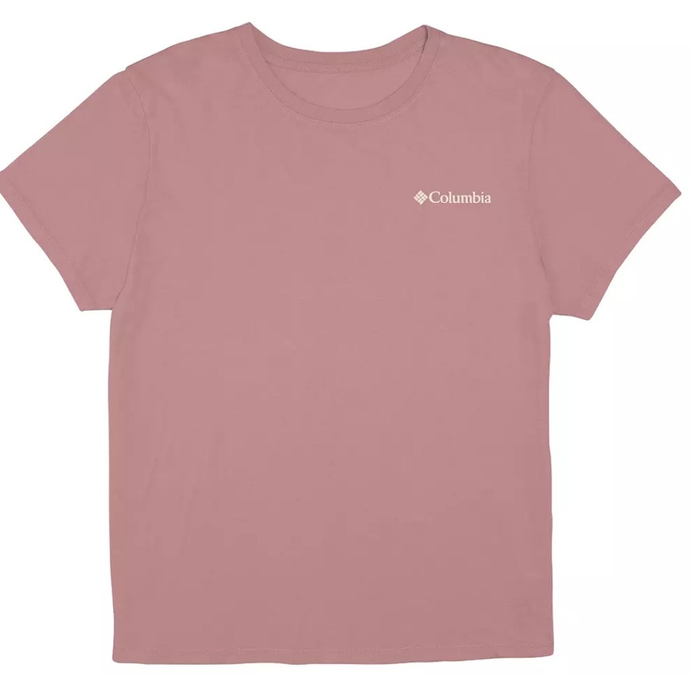 Columbia Short Sleeve Tee in Soft Pink